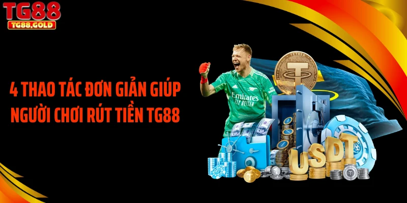4 thao tác đơn giản giúp người chơi rút tiền TG88